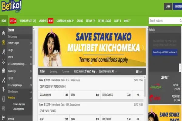 Betika Registration, Login, App, Bonus, Jackpot and PayBill Number