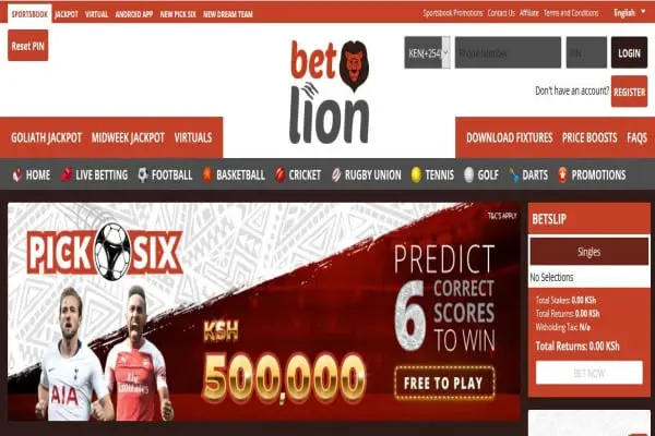 Betlion Registration, Deposit, App, Jackpot and PayBill Number