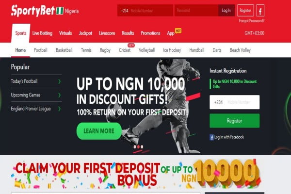SportyBet Nigeria Registration, Login, App, Jackpot, Bonuses and Contacts