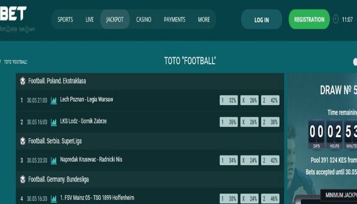 25th & 26th July 2020 22Bet Jackpot Predictions