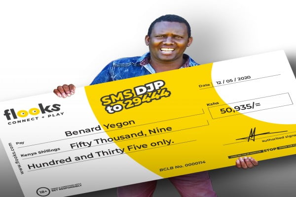 A lucky Punter from Bomet Wins KES 50,935 With Flooks Betting Company