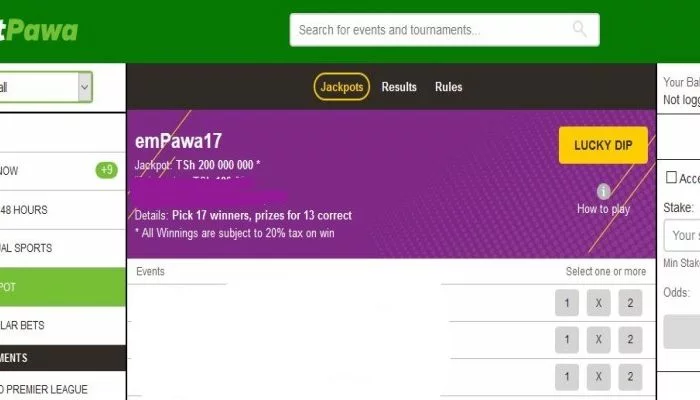 23rd & 24th November BetPawa Tanzania Weekend Jackpot Predictions