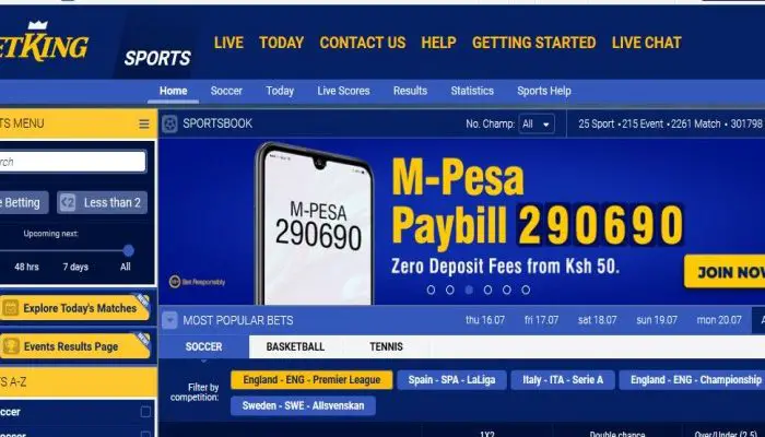 BetKing Kenya Registration, Login, Deposit, App, PayBill Number