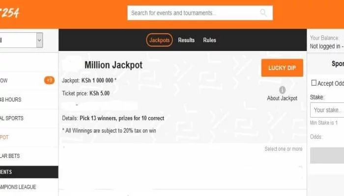 6th & 7th November BET254 Weekend Jackpot Predictions