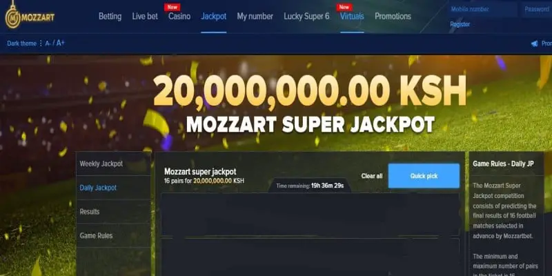 Mozzart Super Jackpot Predictions