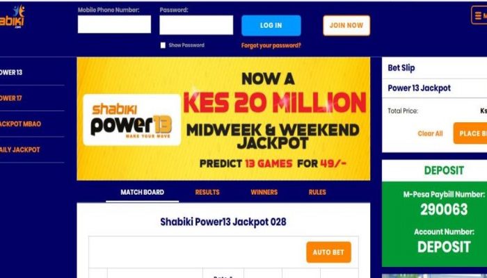 27th & 28th November 2019 Shabiki Power 13 Jackpot Predictions