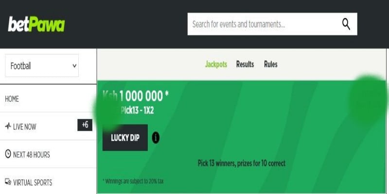 BetPawa Weekend Million Jackpot Predictions