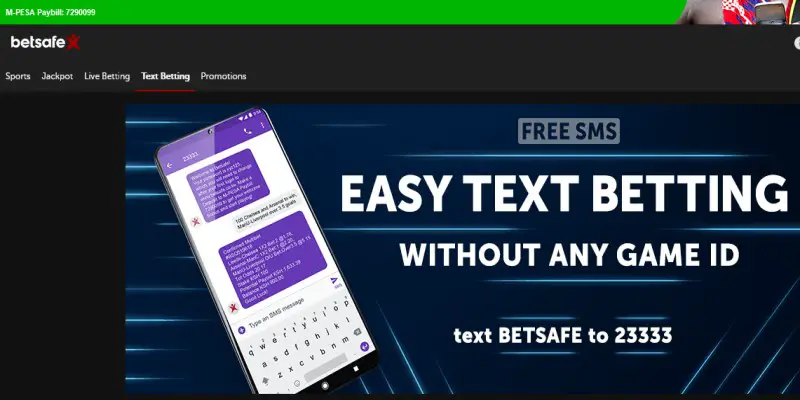 BetSafe SMS Betting Guide Text Betting