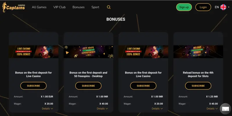 Bonuses