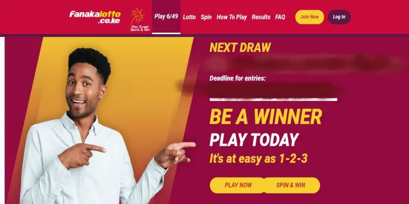 Fanaka Lotto Registration, Login, Spin & Win, PayBill Number