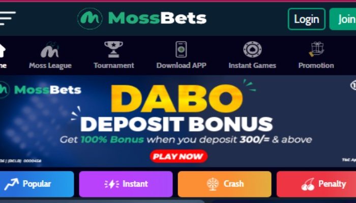 MossBets Free Bet/Bonus of Ksh 30 for New Customers, Registration