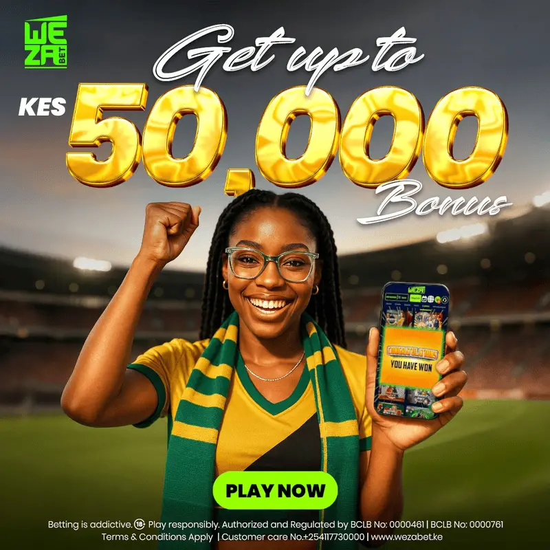 WezaBet Kenya Registration and Login
