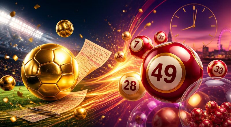 Football Jackpots to the UK49s Teatime Draw