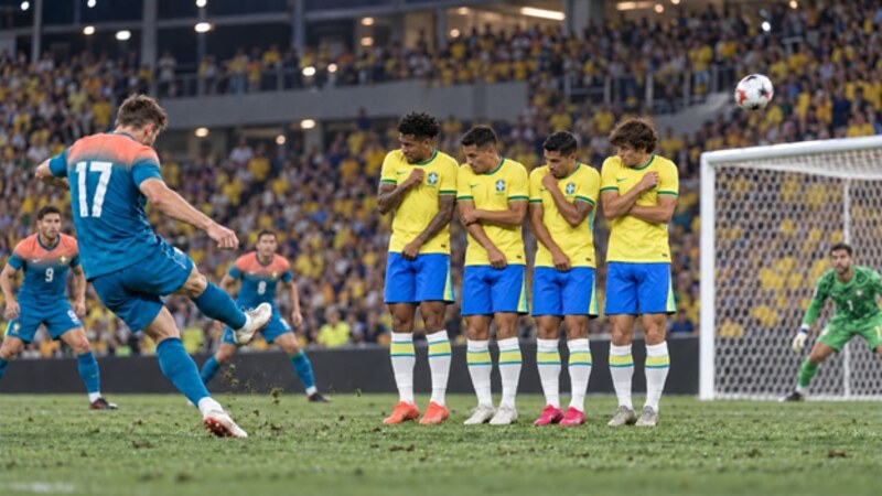 Socceroos nearly topple Brazil
