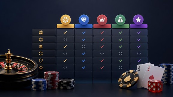 Casino Bonus Comparison Chart